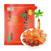 (Self-operated) Korean Korean ginseng red ginseng throat mints snacks hard candies imported ginseng wedding candy gift pack 500g