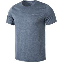 (Self-operated) Columbia short-sleeved round neck T-shirt breathable gray casual wear AE1419465