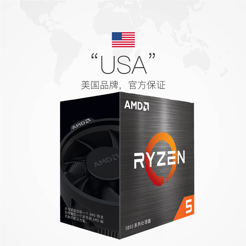 [Самозанятый] AMD Ryzen R5 5600X коробочный CPU настольный шестиядерный процессор для игр и офиса