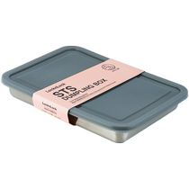 (Self-operated) LOCK & LOCK household food-grade stainless steel dumpling storage box kitchen special freezer lunch box