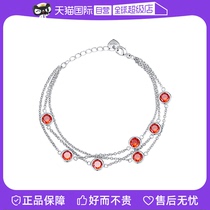 (Self-operated) leqiyuan bracelet for women zircon inlaid sparkling stacked multi-layered niche fashionable and versatile hand accessories