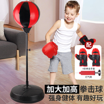 Childrens student boxing sandbag gloves not tumbler upright training equipment 6-10-year-olds Home Boy Toys