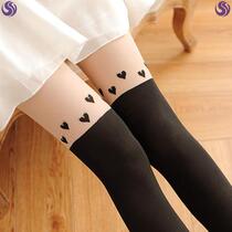 Urban sexy beauty stitching fake stockings slimming bottom socks fake thighs pantyhose stockings fake tall women