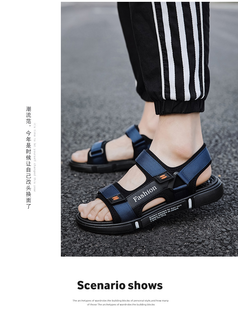 Sandales homme en PU - Ref 3449602 Image 21