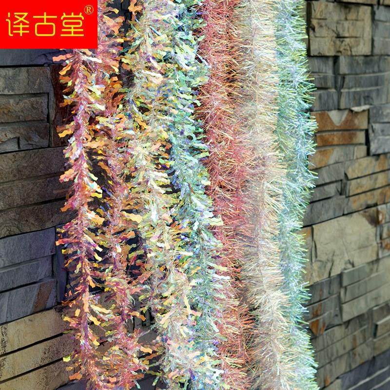 3 m Colored Ribbon Pull Flowers Color Bar Knot Wedding Arrangement Thickened Wool Backdrop Kindergarten Shop Qing Opening Decorated handmade-Taobao
