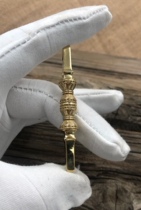 Pure copper Tang Mi mantra single-stranded pestle Vajra pestle magic weapon 7cm long 35 grams in weight