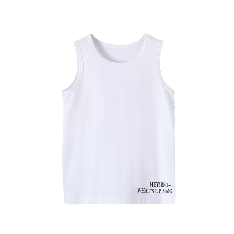 Boys vest 2020 mùa hè sọc đầu bé không tay bé t-shirt thời trang mùa hè triều trẻ em mới.