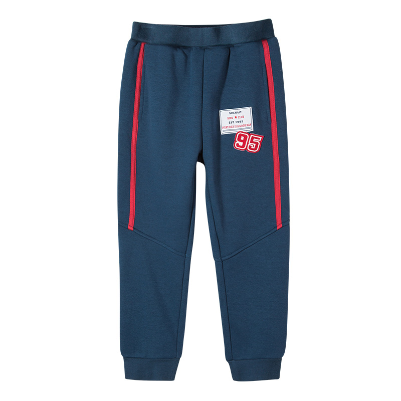 con nước mùa thu 2019 / mùa đông mới ấm dày trẻ em trai quần quần âu quần sweatpants ngoài trời.