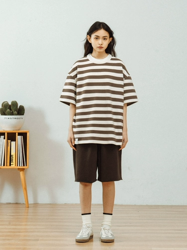 714street Летняя футболка с коротким рукавом, японская ретро футболка polo, оверсайз