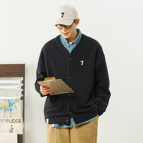 714street Свитер, кардиган, осенняя однотонная трикотажная парная одежда для влюбленных