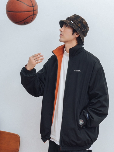 714street, двусторонная демисезонная куртка подходит для мужчин и женщин для отдыха, коллекция 2021