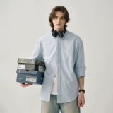 714street Синяя японская рубашка, куртка