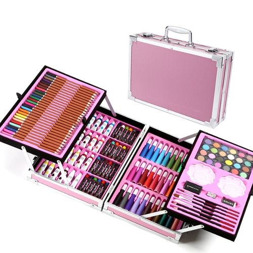 Детский лайнер для детского сада, детская подарочная коробка, гуашь для школьников для начинающих, акварель, художественная деревянная коробка, подарок на день рождения, можно стирать