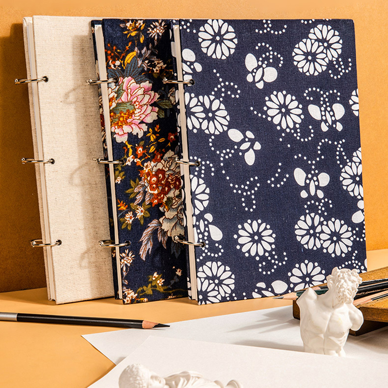 Sketch Ben sketching 8k painting This elementary school student 8 open hand painted fine arts students special 16k color lead painted paper thickened iron ring loose-leaf painting sketchbook