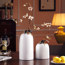 Enamel color decoration bottle Living room study decoration Small fresh office entrance vase decoration Home decoration