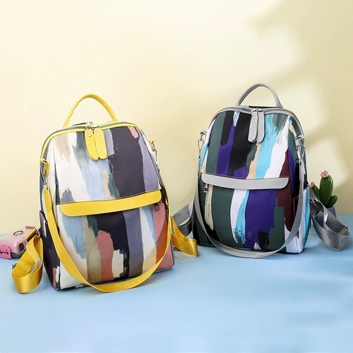 Рюкзак, сумка через плечо, модный универсальный ранец, сумка для путешествий, шоппер, ткань оксфорд, 2020, в корейском стиле