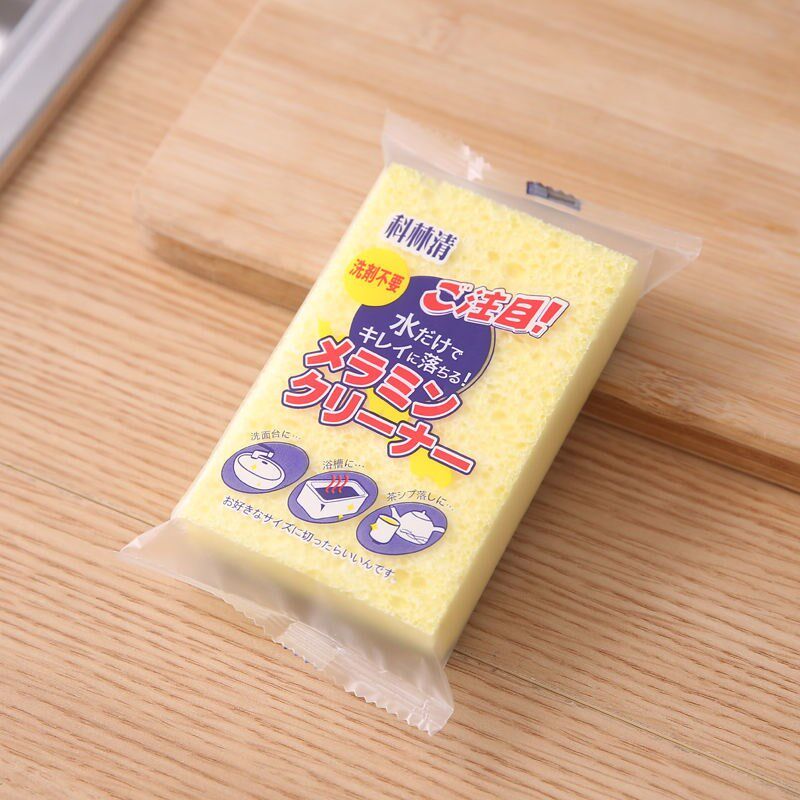 Wood Paddle Dishwashing Cotton Japan Import Quality Wood Pulp Sponge Dishwashing Cloth Dishketer Sponge scrub brush bowls brush pan 100