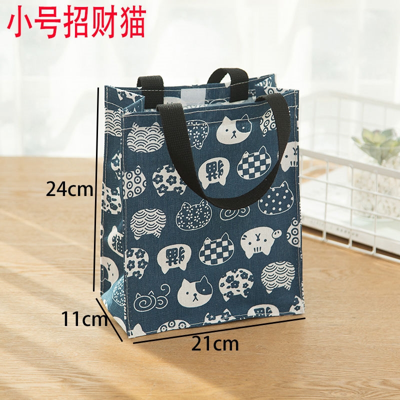 Canvas Bag Design Sensation Small Crowdhandbag Shopping Canvas Containing Portable Book Bag Student Tutorial Bag Waterproof Lunch Box