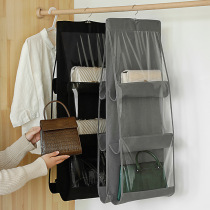 Bag storage Hanging bag Wall hanging fabric dustproof household wardrobe Clothes kitchen storage bag storage shelf Dormitory artifact