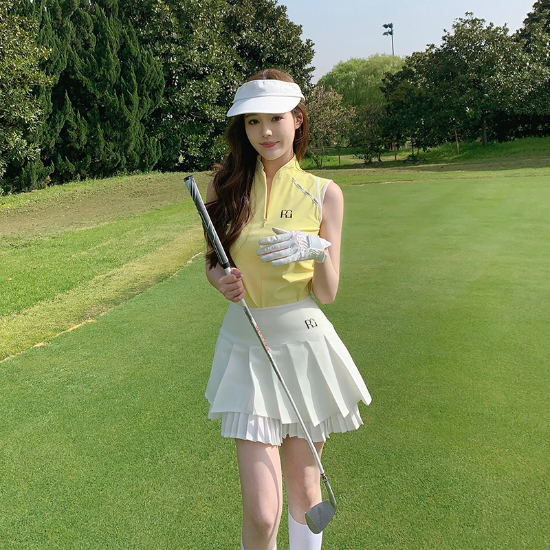 Regolf Original Casual Sports Sleeveless Top Women's Short Skirt 2026 New Summer Golf Suit Tennis Skirt