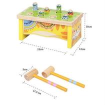 Infants and young children Whac-a-Mole large wooden toy 1-3 year old boy and girl baby early education game 2