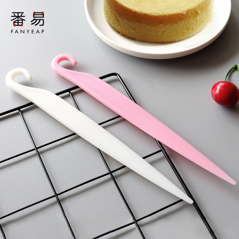 Household chiffon cake scraper demoulding cake demoulding knife baking mold tool does not hurt the mold plastic demoulding knife