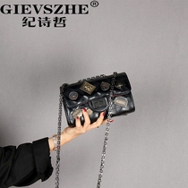  Ji Shizhe bag female high-end texture bag chain messenger tide ins net red super fire handmade leather shoulder bag