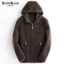 Haining Fur Fur Wool Coat Short Fur Fur One Men Linked Capsule Clothing Coat Cut Cut Current Winter