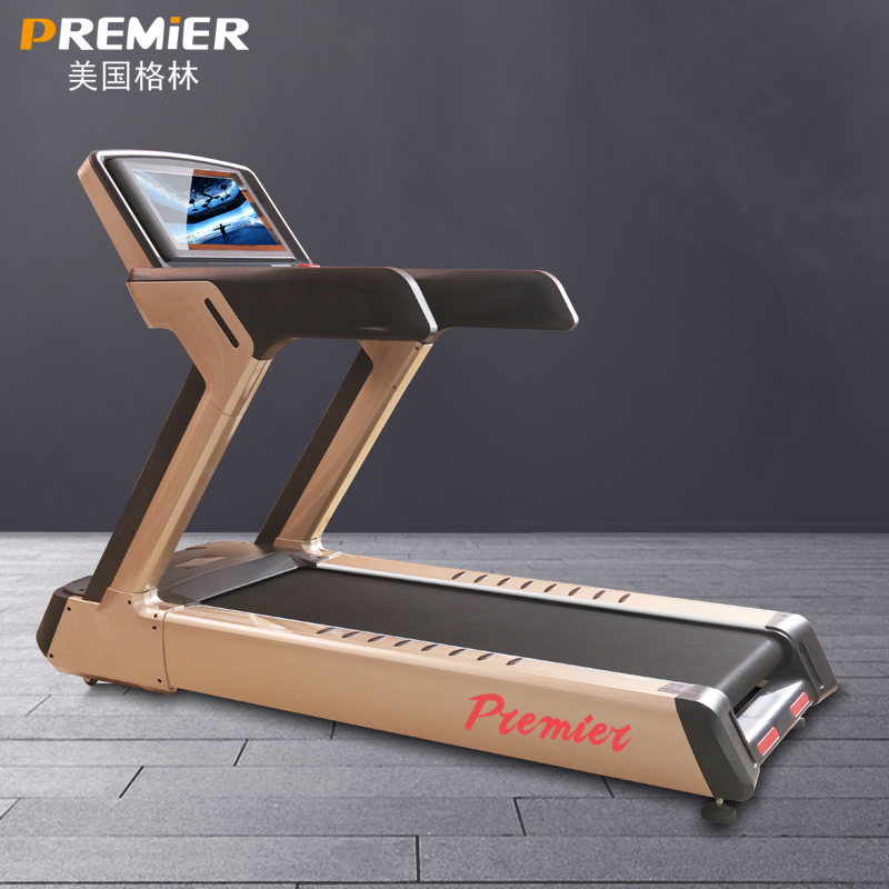 PREMIER US Green Fitness Room Commercial Treadmill Built-in Computer Has Aerobic Exercise Fitness Equipment Home