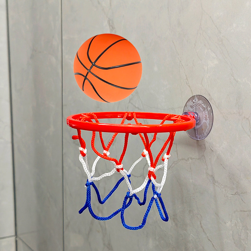 屋内用バスケットボールフープ、高さ調節可能なシューティングフープ、穴あけ不要、壁掛け式、折りたたみ式、家庭用バスケットボールフープ、小型バスケット。
