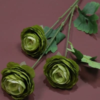 Красный 3-головый лотос-зеленый