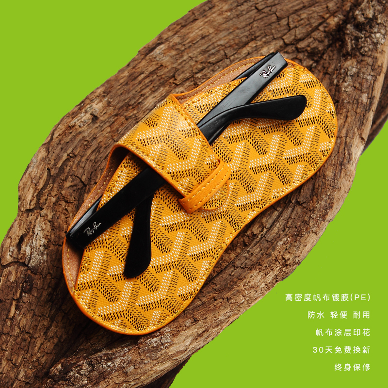 Glasses Bag Portable Hanging Bag 2025 New Original Canvas Sunglasses Storage Bag Glasses Protective Case Men's Glasses Clip