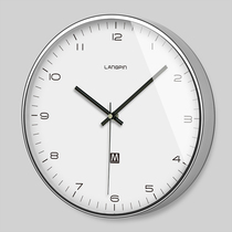  Longpin modern Nordic minimalist Metal fashion silent living room bedroom office wall clock Quartz clock wall watch
