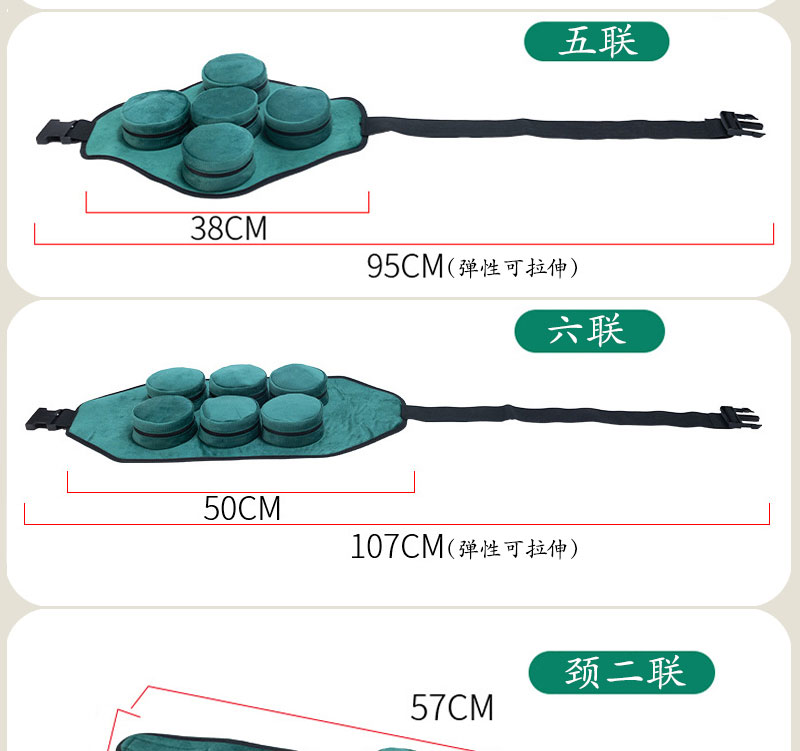 Portable Brass Moxibustion Box Smokeless Moxa Warmer for Abdomen Waist Traditional Wellness Tool in use