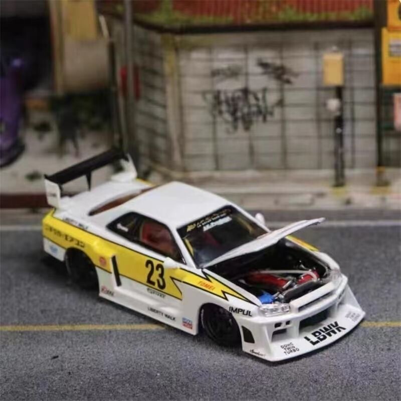 Sw 164 Sports Car Model Skyline Gt-R R34 lb Modified Version Is Suitable for Nissan Sw 164 Sports Car Model Skyline Gt-R R34 lb Modified Version Is Suitable for Nissan