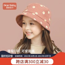 Childrens hats spring and autumn fashion thin foreign cute female baby basin hat baby sun hat girl fishermans hat
