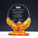 Glass Trophy, Instant Success, Creative Crystal Award, Authorization Plaque, Outstanding Employee Honor, Retirement Personalized Souvenir