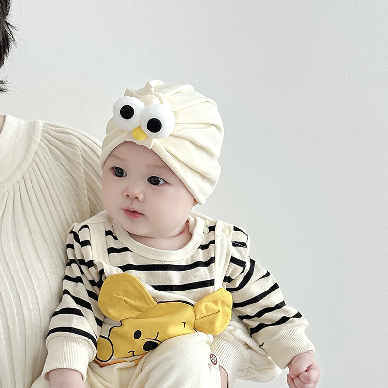 ベビー帽子春と秋スタイル泉門保護帽子純綿かわいいインド帽子小さな月齢胎児帽子新生児帽子韓国