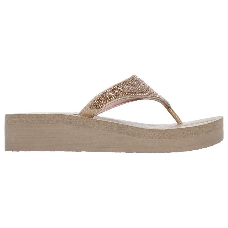 SKECHERS / SKECHERS Dép thể thao nữ đế dày đi biển đế dày thư trực tiếp Hoa Kỳ 31601 - Dép thể thao dép havaianas nam