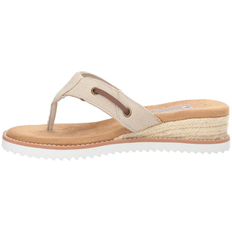 Skechers / SKECHERS Dép thể thao nữ Thong Beach Du lịch mùa hè dốc với thư trực tiếp của Mỹ 9011166 - Dép thể thao dép chữ h