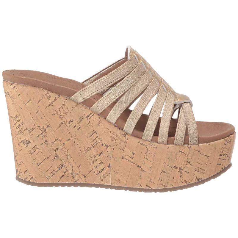 Giày thể thao nữ Skechers / SKECHERS cao gót đế bằng phẳng với mũi chân thoải mái 9183881 - Dép thể thao dép balenciaga