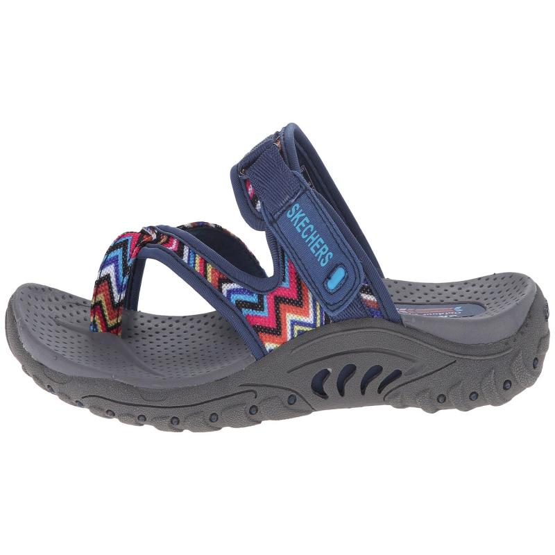 Skechers / SKECHERS dép thể thao nữ bằng phẳng đáy biển đi du lịch thoáng khí 8502758 - Dép thể thao dép uniqlo