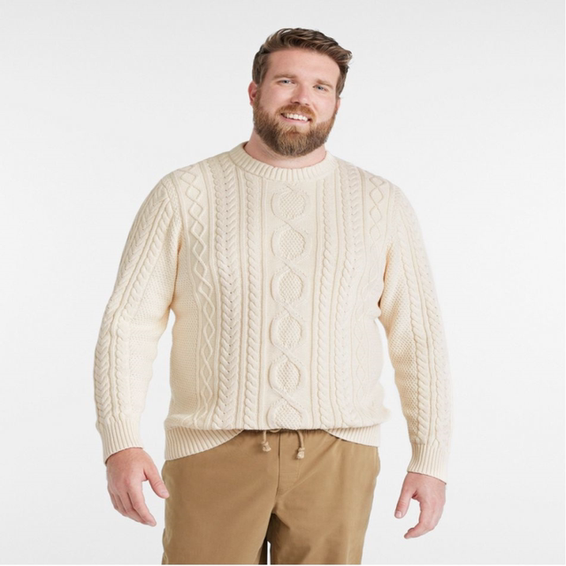 L.L.Bean/Bean ເສື້ອຍືດຜູ້ຊາຍຖັກແສ່ວ Pullover ອ່ອນແລະອົບອຸ່ນປະຈໍາວັນ Spring ຂອງແທ້ TA514892