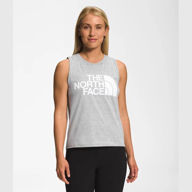 TheNorthFace ເຫນືອໃບຫນ້າຂອງແມ່ຍິງ Tank Top ແຂນເສື້ອທີເຊີດແລ່ນ Summer ເຢັນກິລາຜ້າຝ້າຍບໍລິສຸດຟິດເນດ