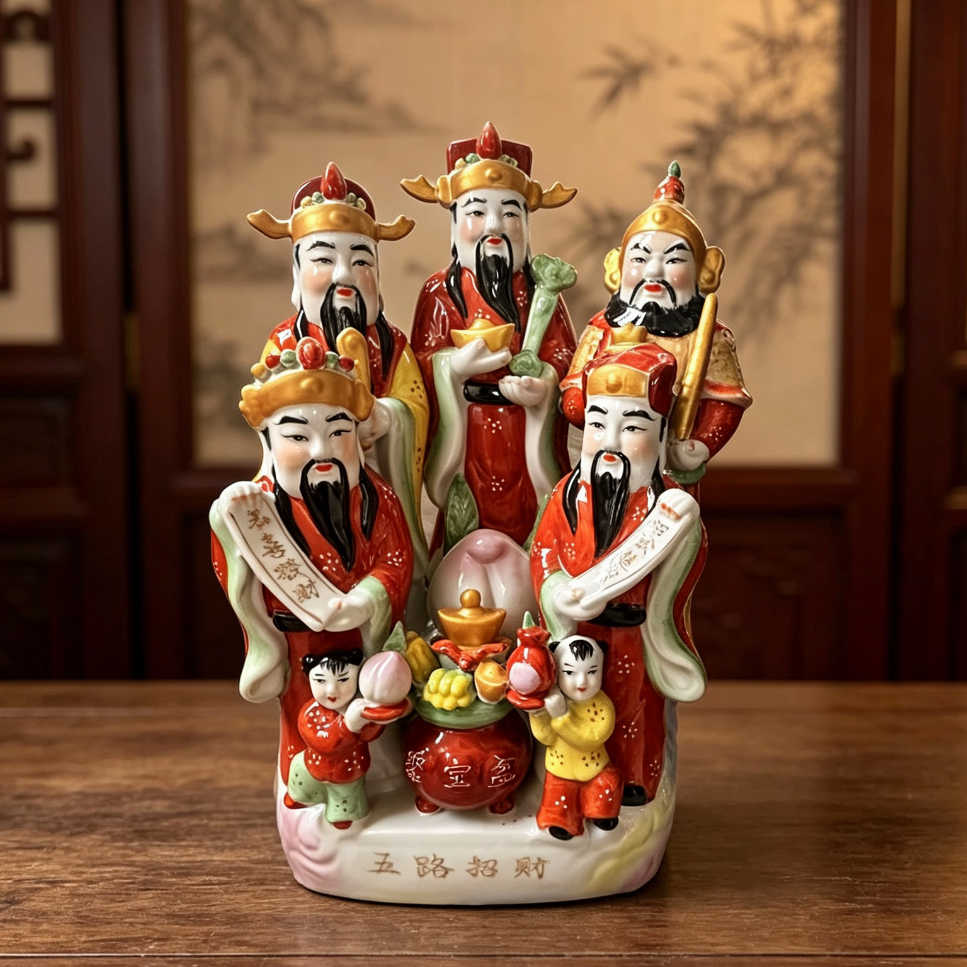 五路財神 装飾品 工芸品 美術品 置物 五路财神陶瓷像- Top 50件五路财神陶瓷像- 2026年6月更新- 淘宝Taobao