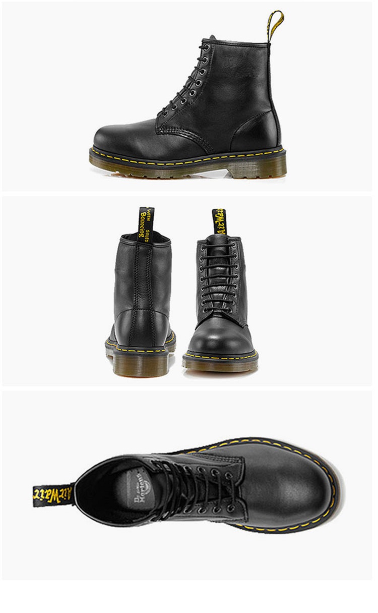 香港直邮 Dr. Martens 招牌款1460 硬皮 女软皮8孔马丁靴 图6
