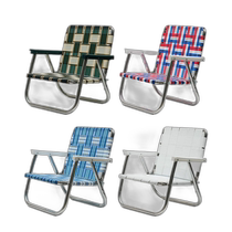 Korean direct mail Lawn chair American classic woven chair camping indoor outdoor folding compact picnic chair