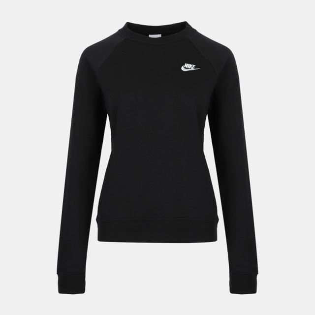 ເສື້ອຢືດເກົາຫຼີໂດຍກົງ Nike [NIKE] Women's NSW stretch velvet pullover black BV41