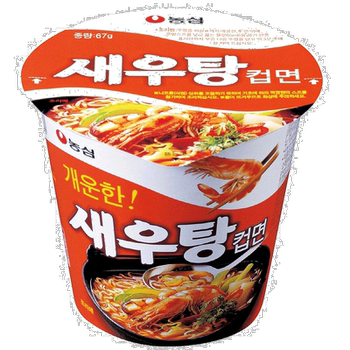 Korean direct mail nongshim korean imported shrimp soup noodles instant noodles instant bowl noodles instant noodles ramen authentic spicy food