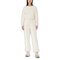 Korean direct mail VOV embroidered logo string jogging pants ivory 7154130002